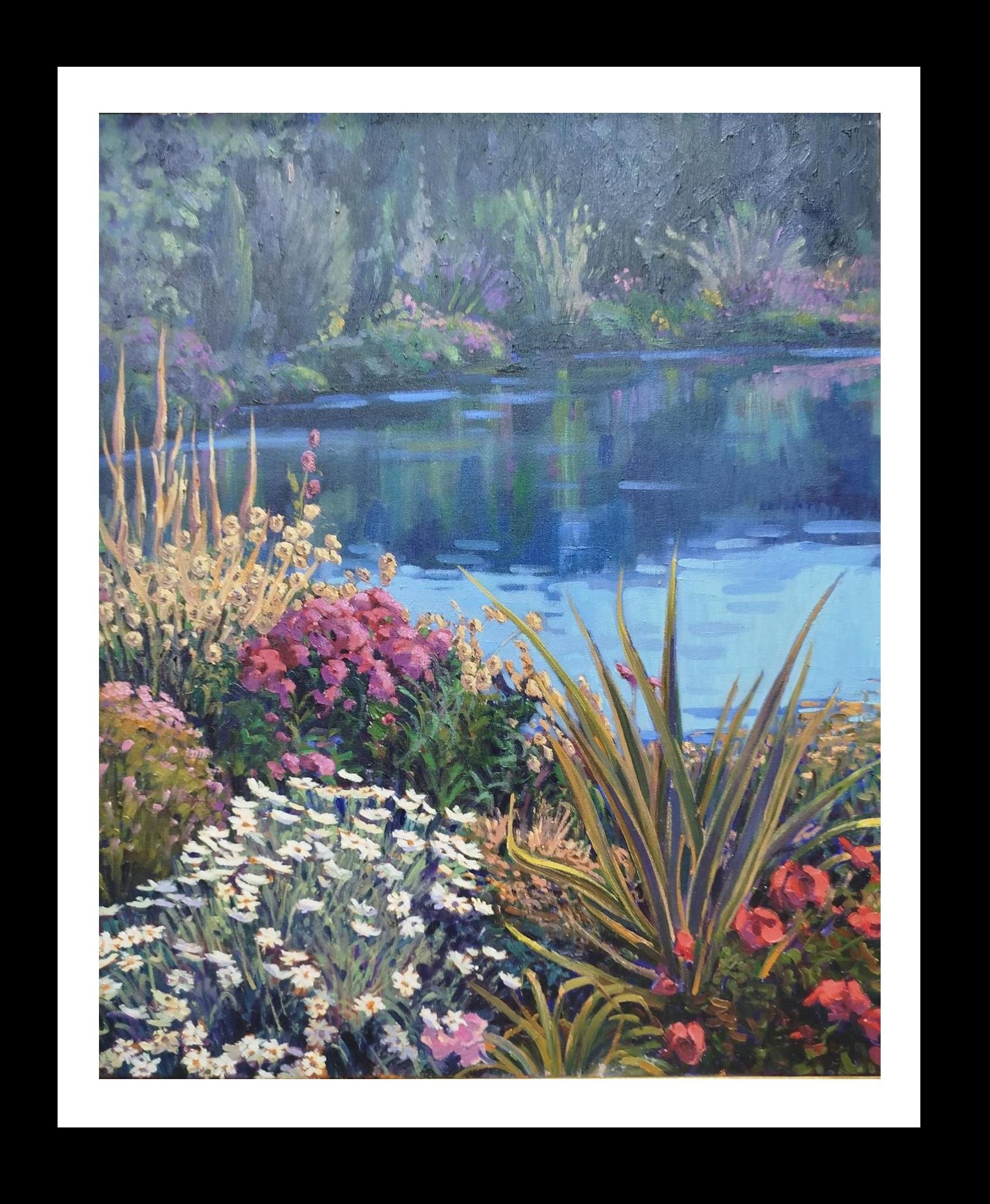 Obra original del artista español Joan COPONS.
-Barcelona-jardin. pintura acrílica original