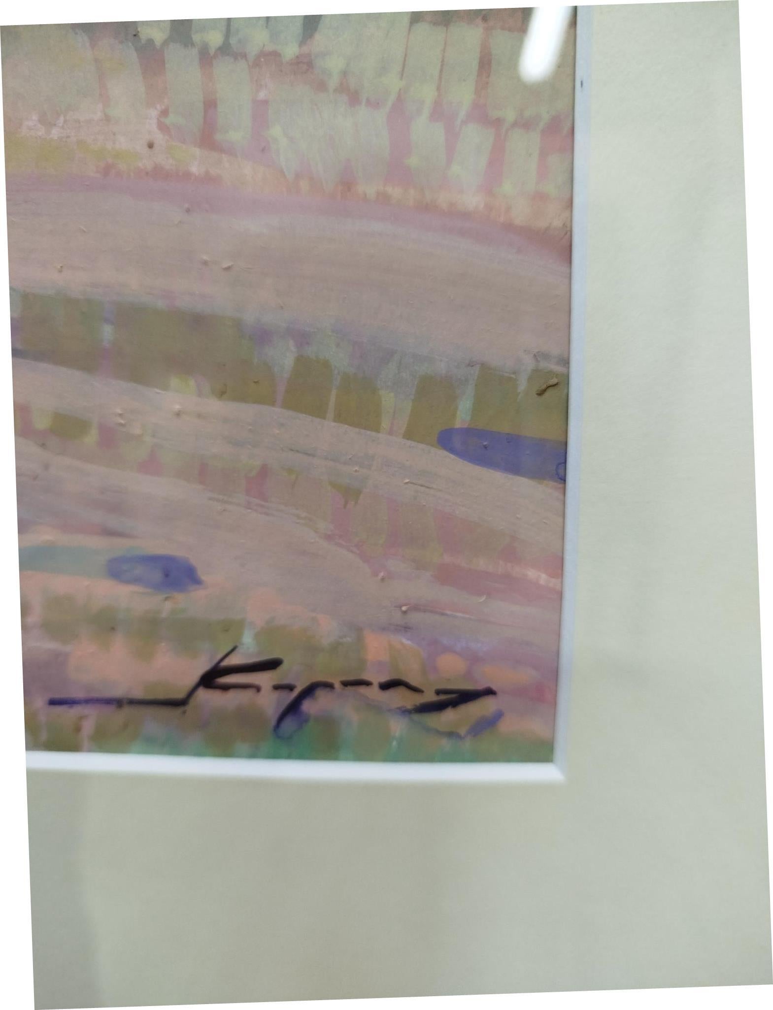 Copons    pittura originale realista ad acquerello su carta - Painting di Joan Copons