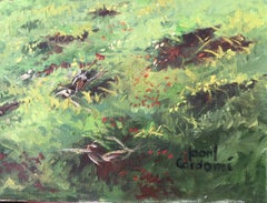 Spanische Landschaftsgemälde in Öl auf Leinwand