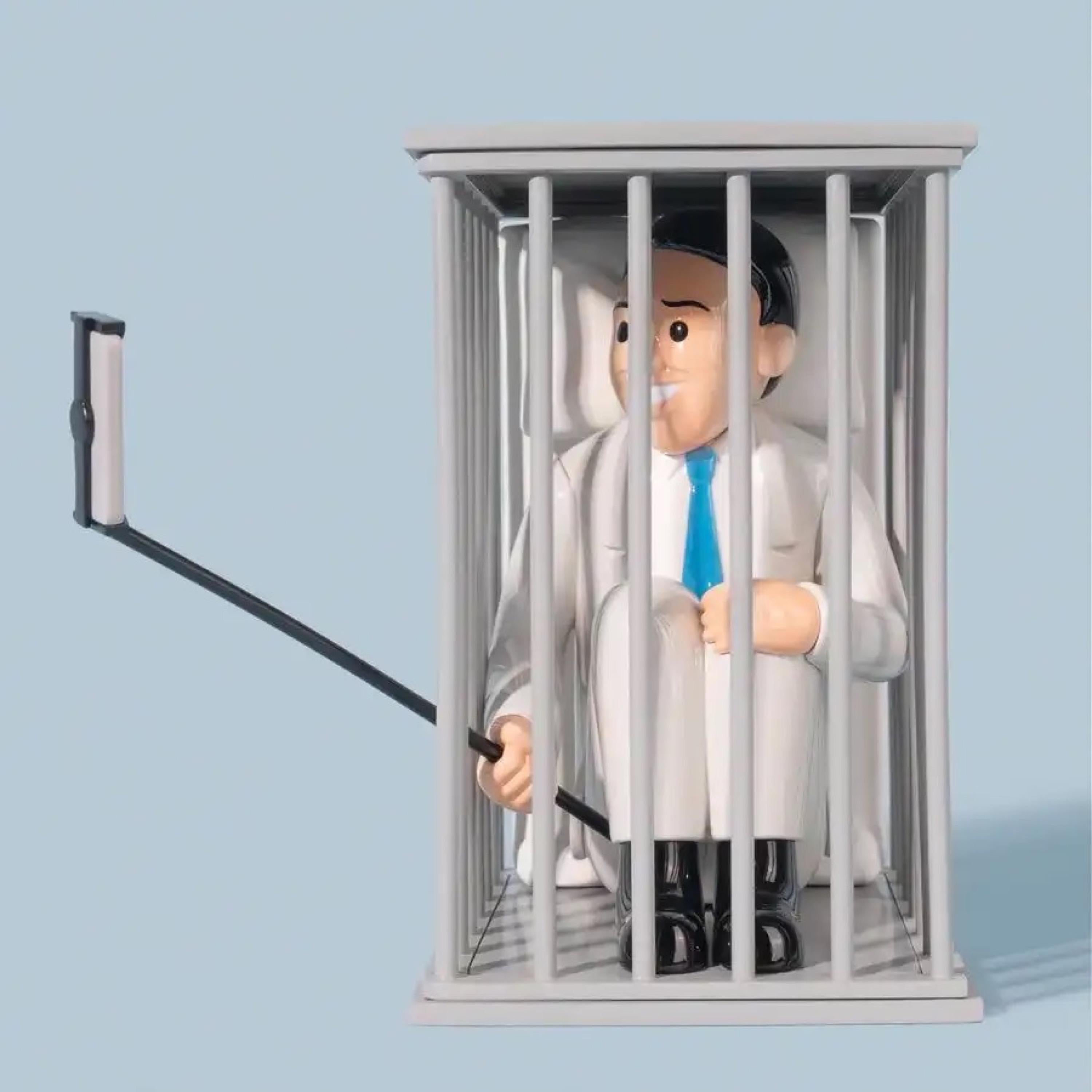 Joan Cornellà  Still-Life Sculpture - Cageman