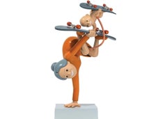 Doppia mano - Supporto - Arancione Di Joan Cornella