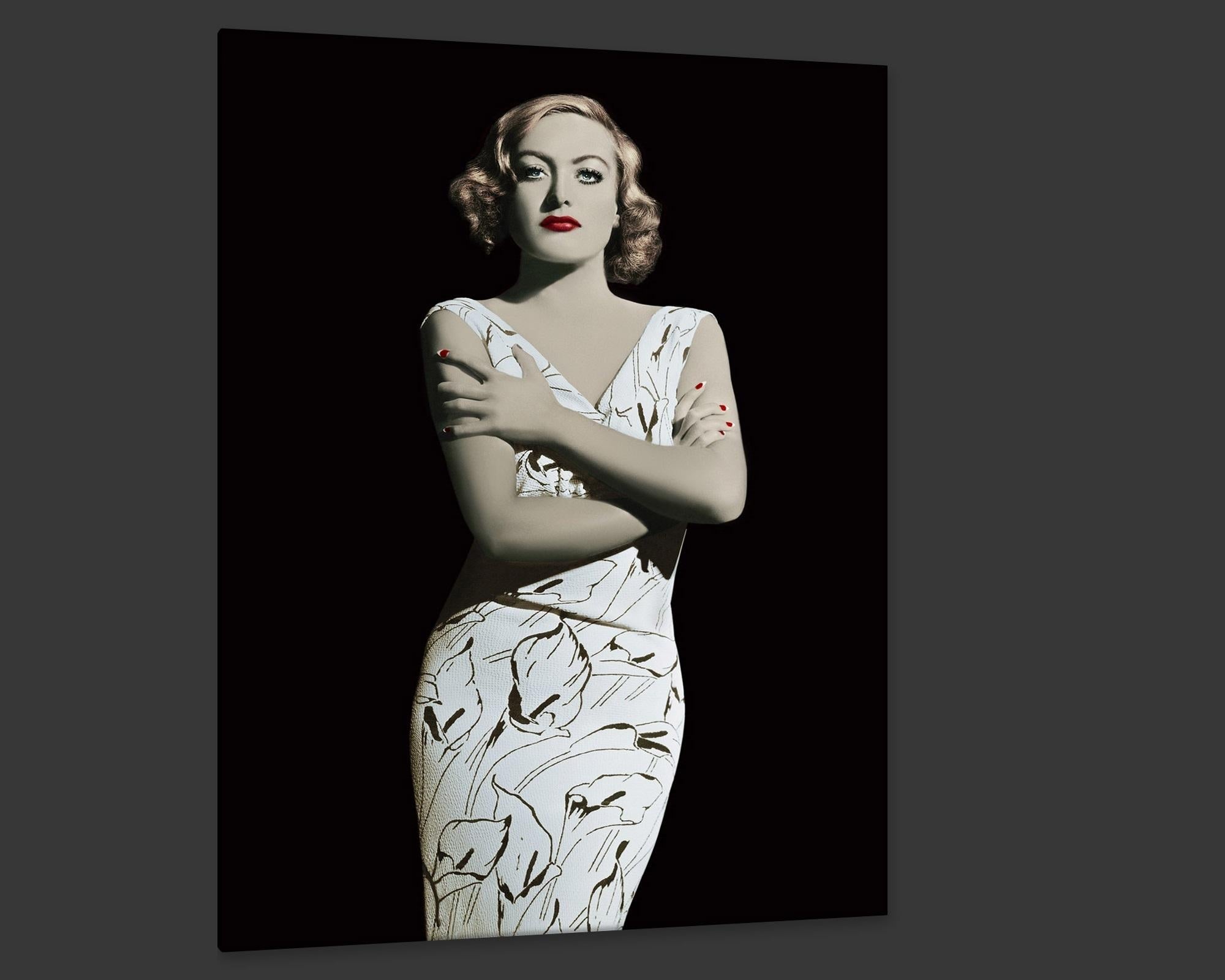Contemporary Joan Crawford, after Hollywood Regency Photo by George Hurrell, Art Deco Era For Sale