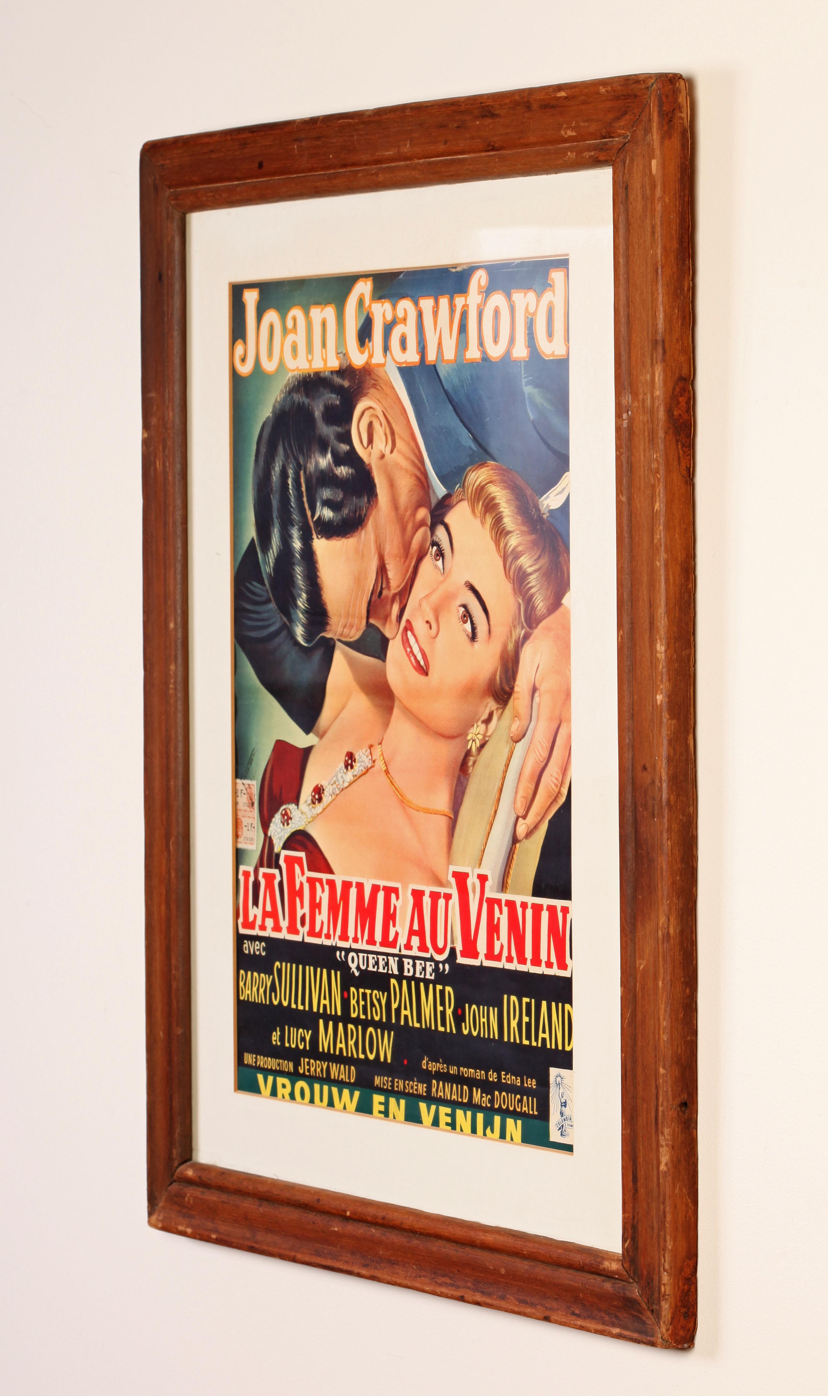 Joan Crawford et Ingrid Bergman Vintage Movie Posters, Queen Bee et Intermezzo en vente 3