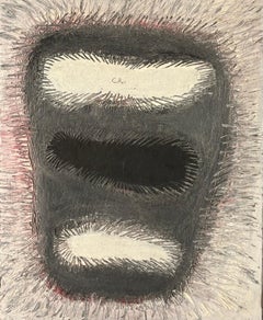 Joan Cruspinera Abstract Oil Painting on Canvas, 1996