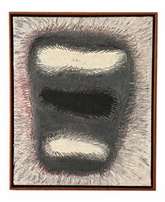Joan Cruspinera Abstract Oil Painting on Canvas, 1996