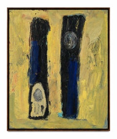 Joan Cruspinera “El Grito” Abstract Oil Painting, 1993.