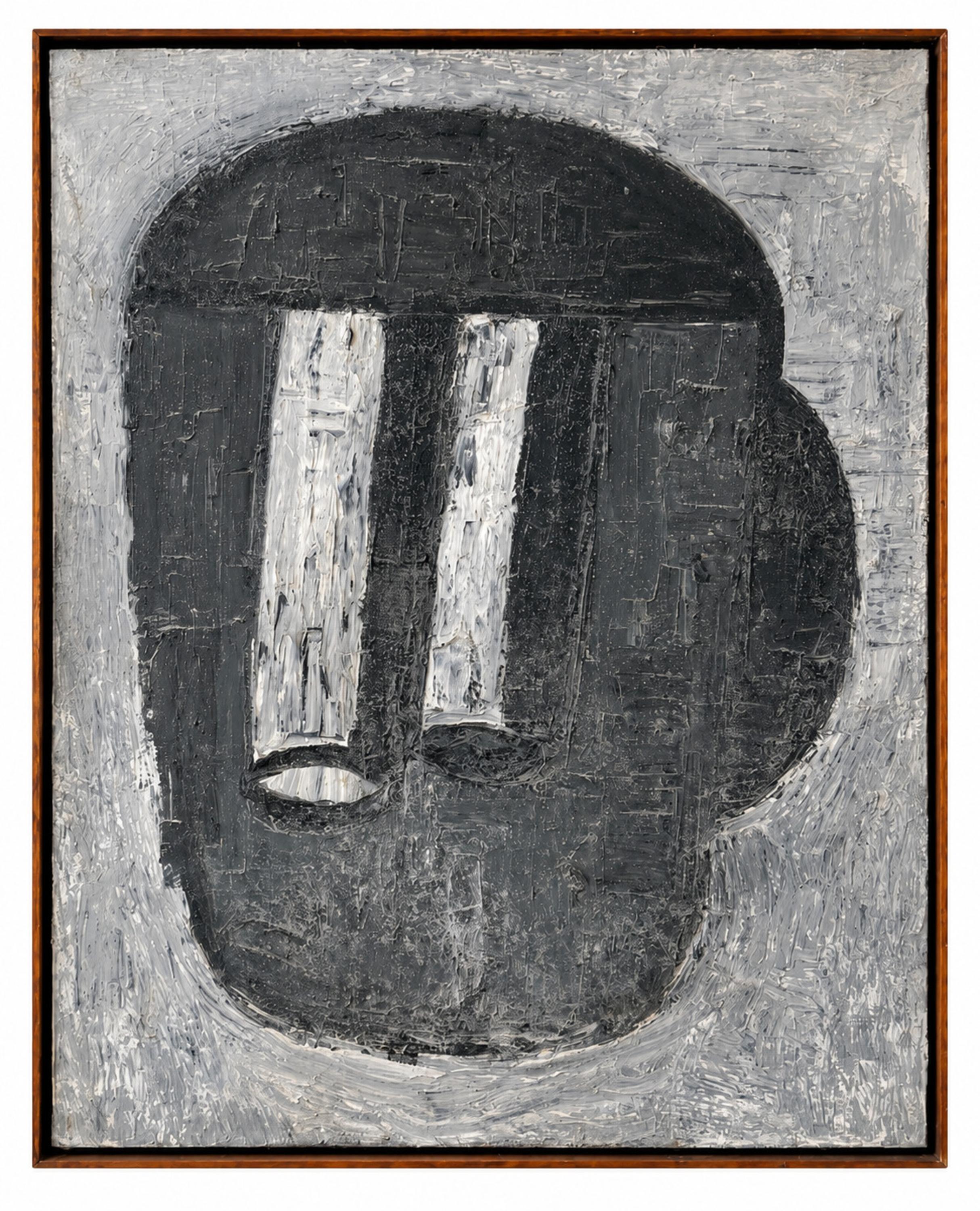 Joan Cruspinera: Großes abstraktes Ölgemälde auf Leinwand, 1993