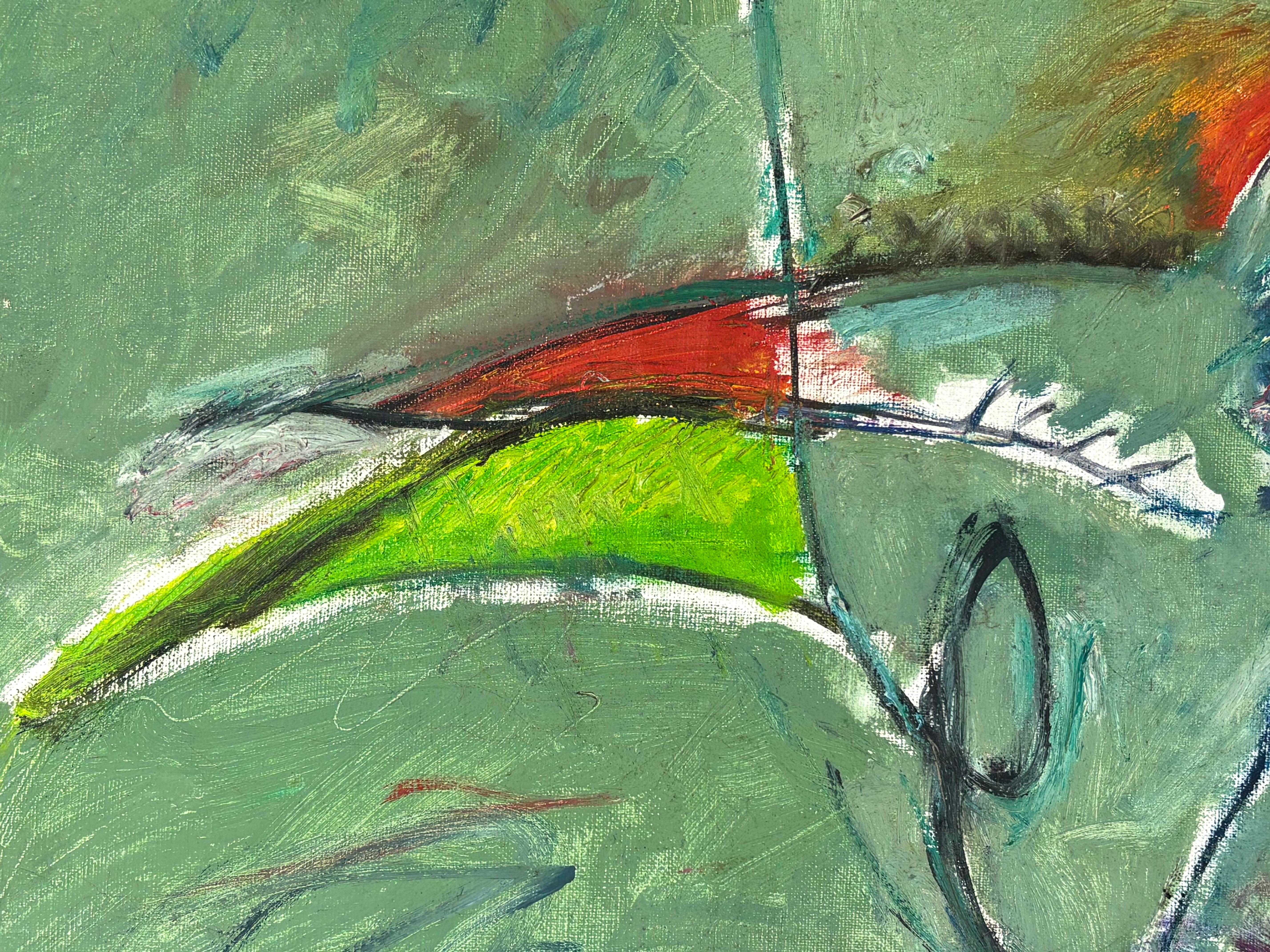 PÁJARO - Modern Painting by Joan Cruspinera