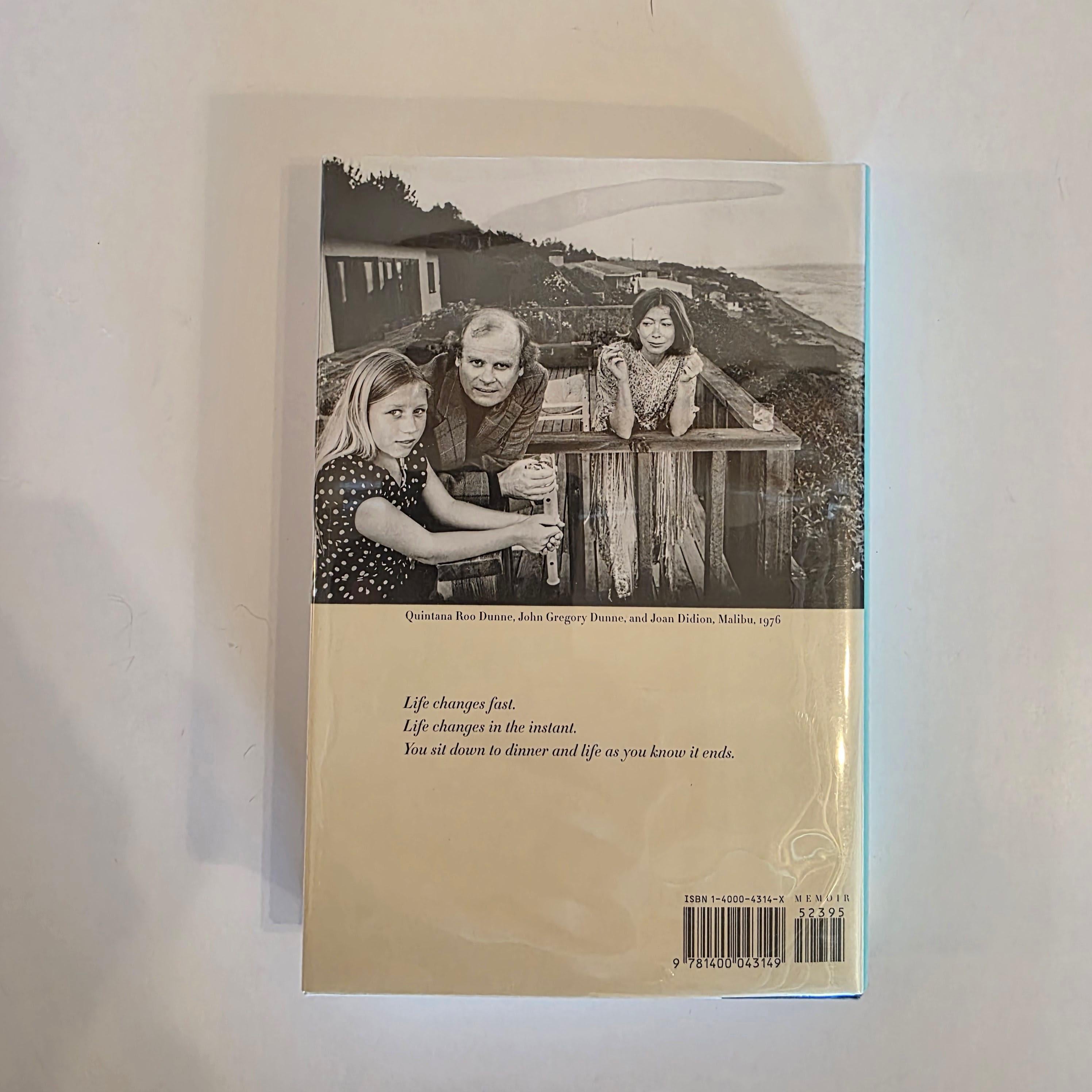 Joan Didion The Year of Magical Thinking Mint première édition, signée Excellent état - En vente à Southbury, CT