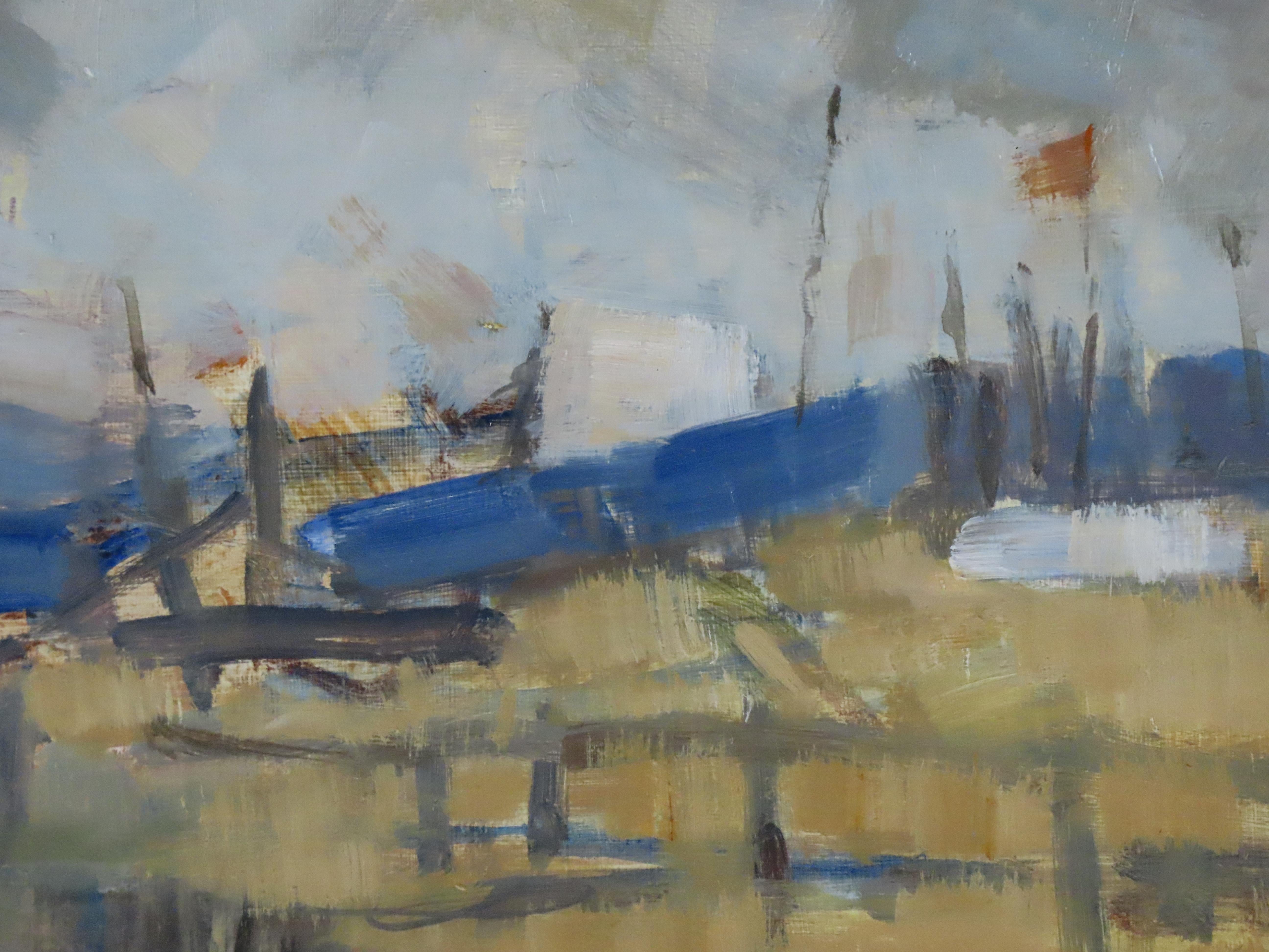 Original Oil on Board, Joan Elliot Bates, 