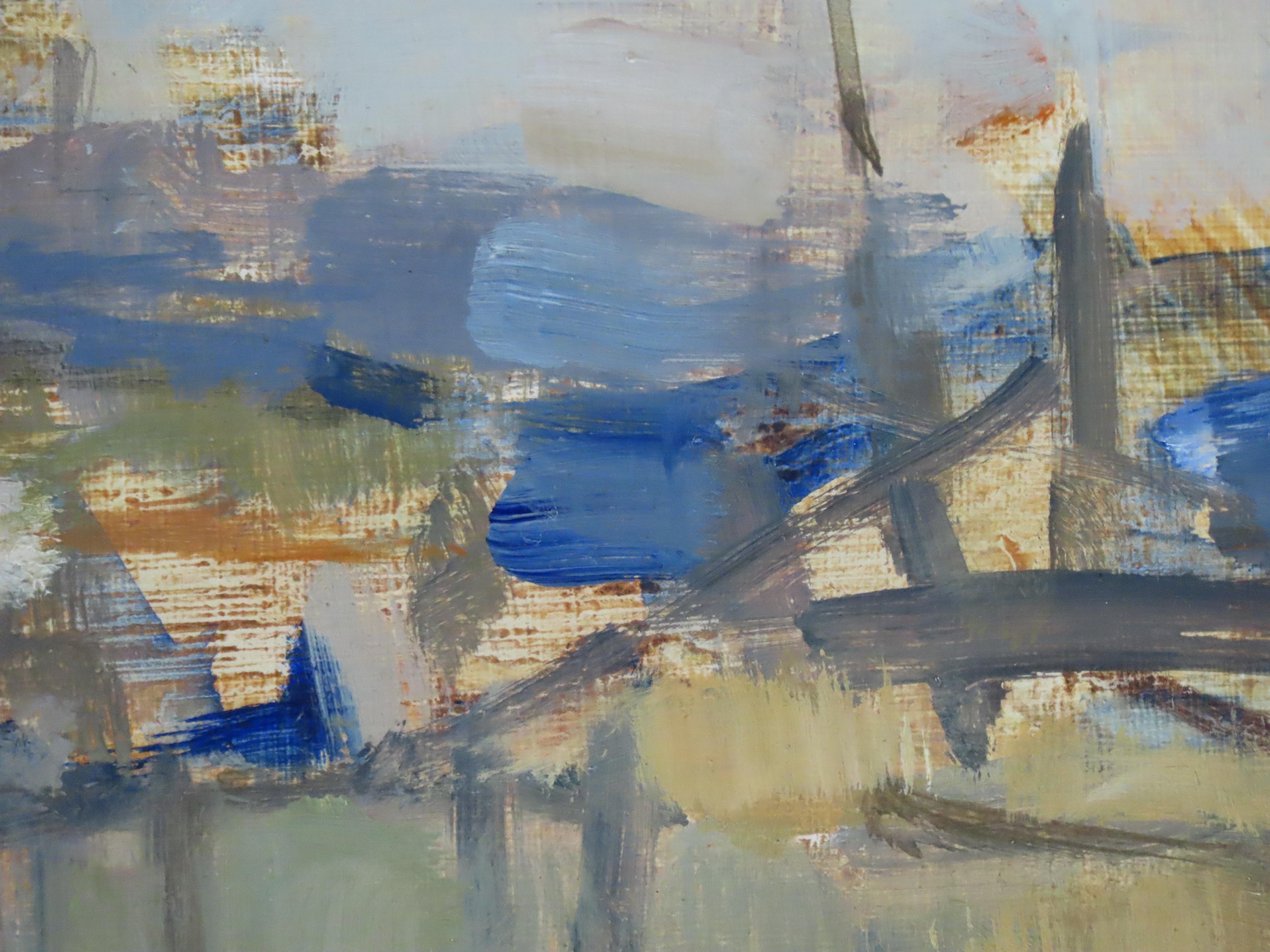 Original Oil on Board, Joan Elliot Bates, 