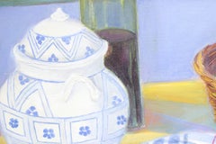 "Terrine de soupe et pommes" Grande nature morte réaliste