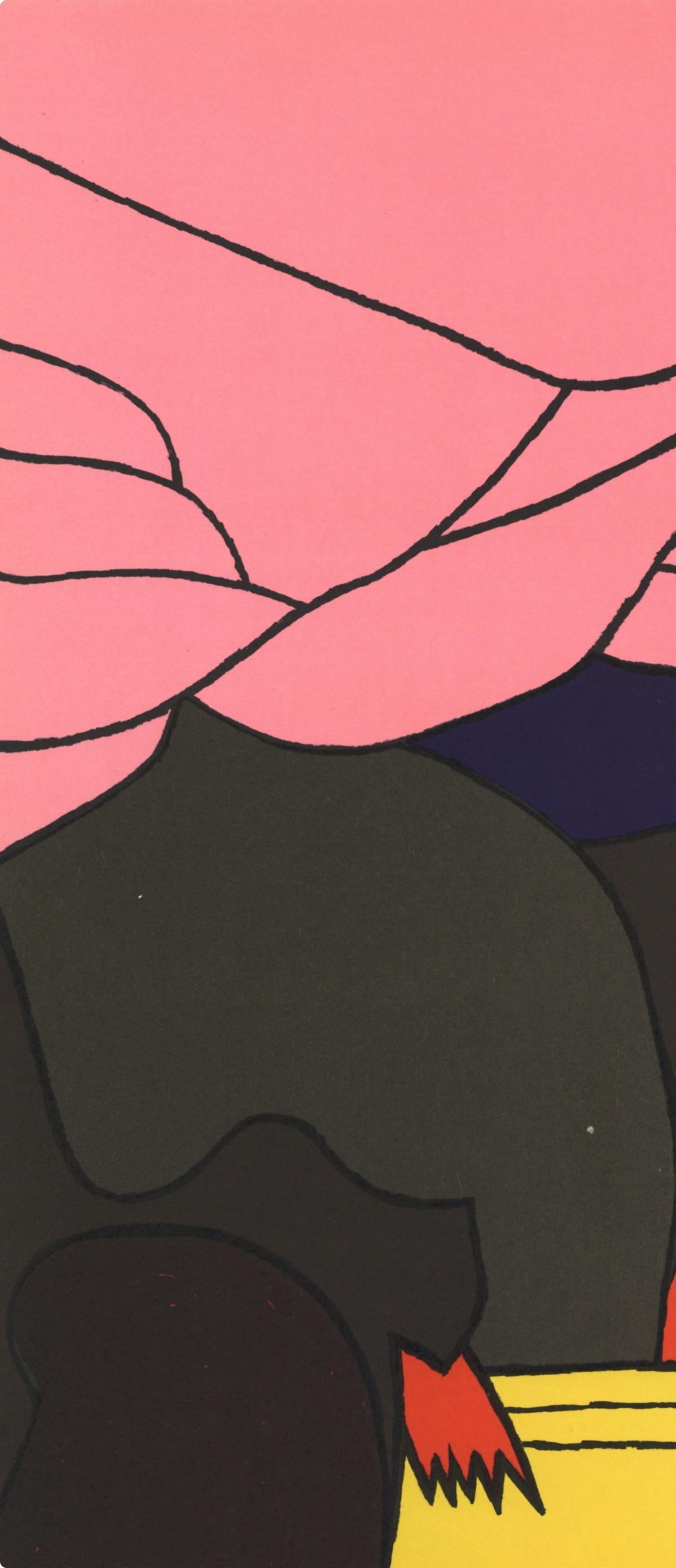 Gardy-Artigas, Composition, Derrière le miroir (après) - Print de Joan Gardy-Artigas