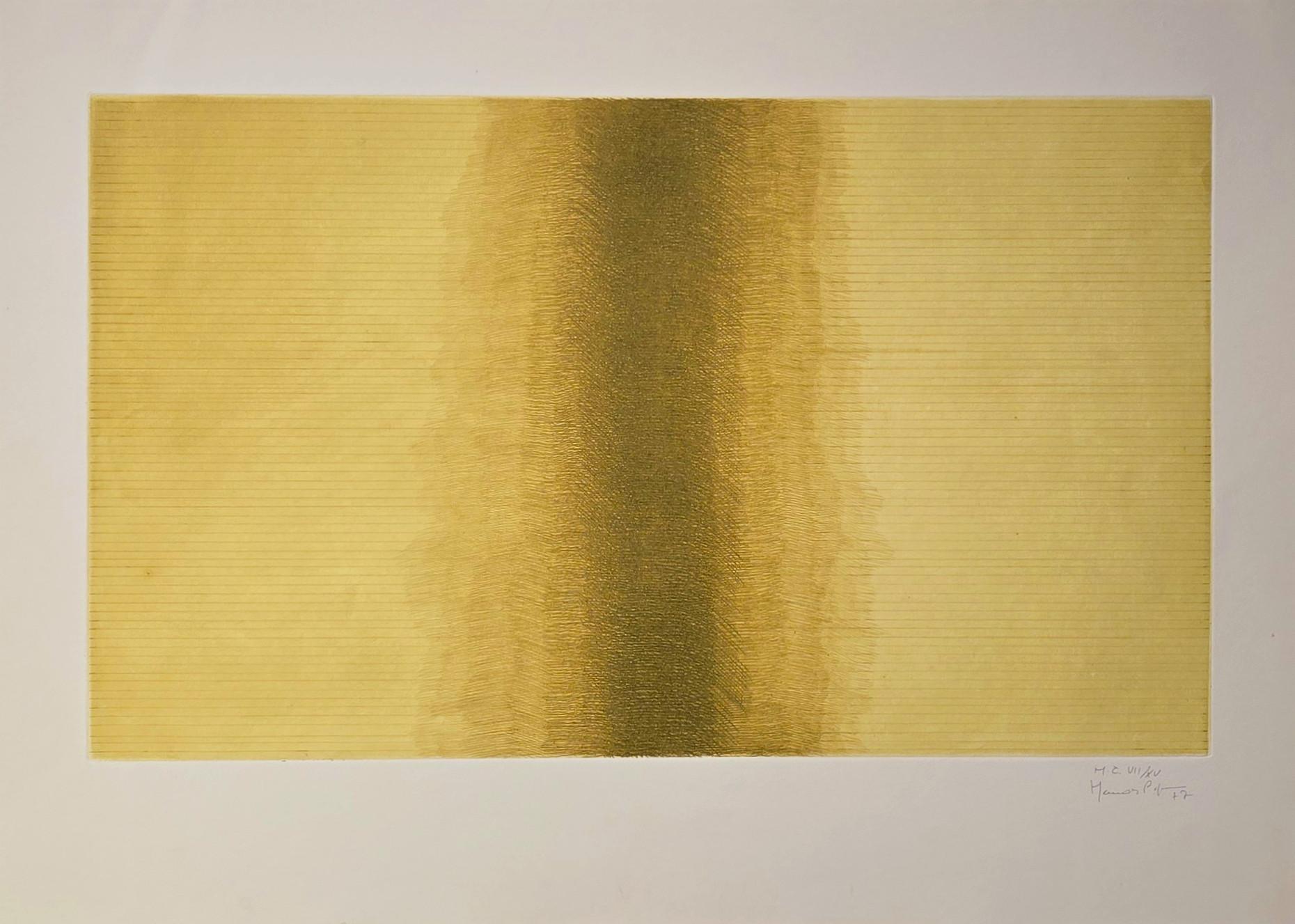 Joan Hernandez Pijuan Landscape Print - Abstract Composition (Minimalism, Landscape, Mediterranean, Catalonia, 50% OFF)