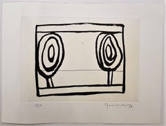 Arbres (Gestural, Abstract, Composition  Spain, Catalonia)