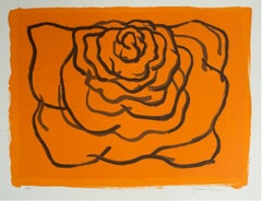 Ochre Rose Pijuan Orange Modern Nature Flower Mysticism Contemplation