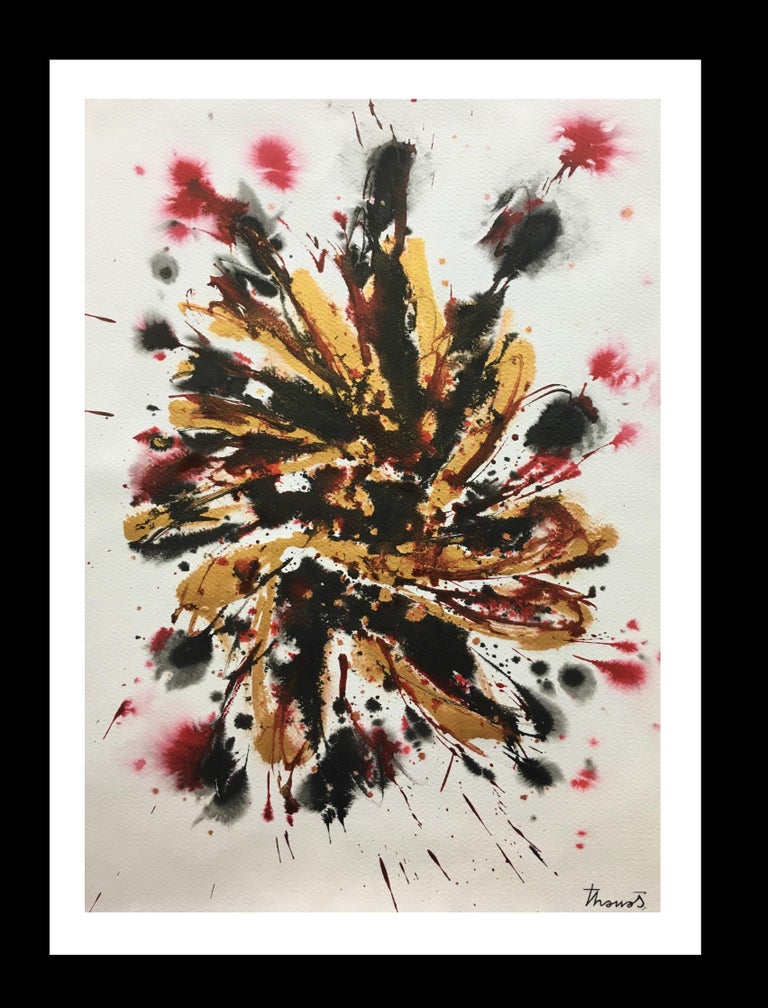 Colors Original Abstract Acrylic Paper Painting