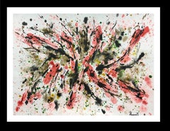 Tharrats 5 Colors - original abstract acrylic painting