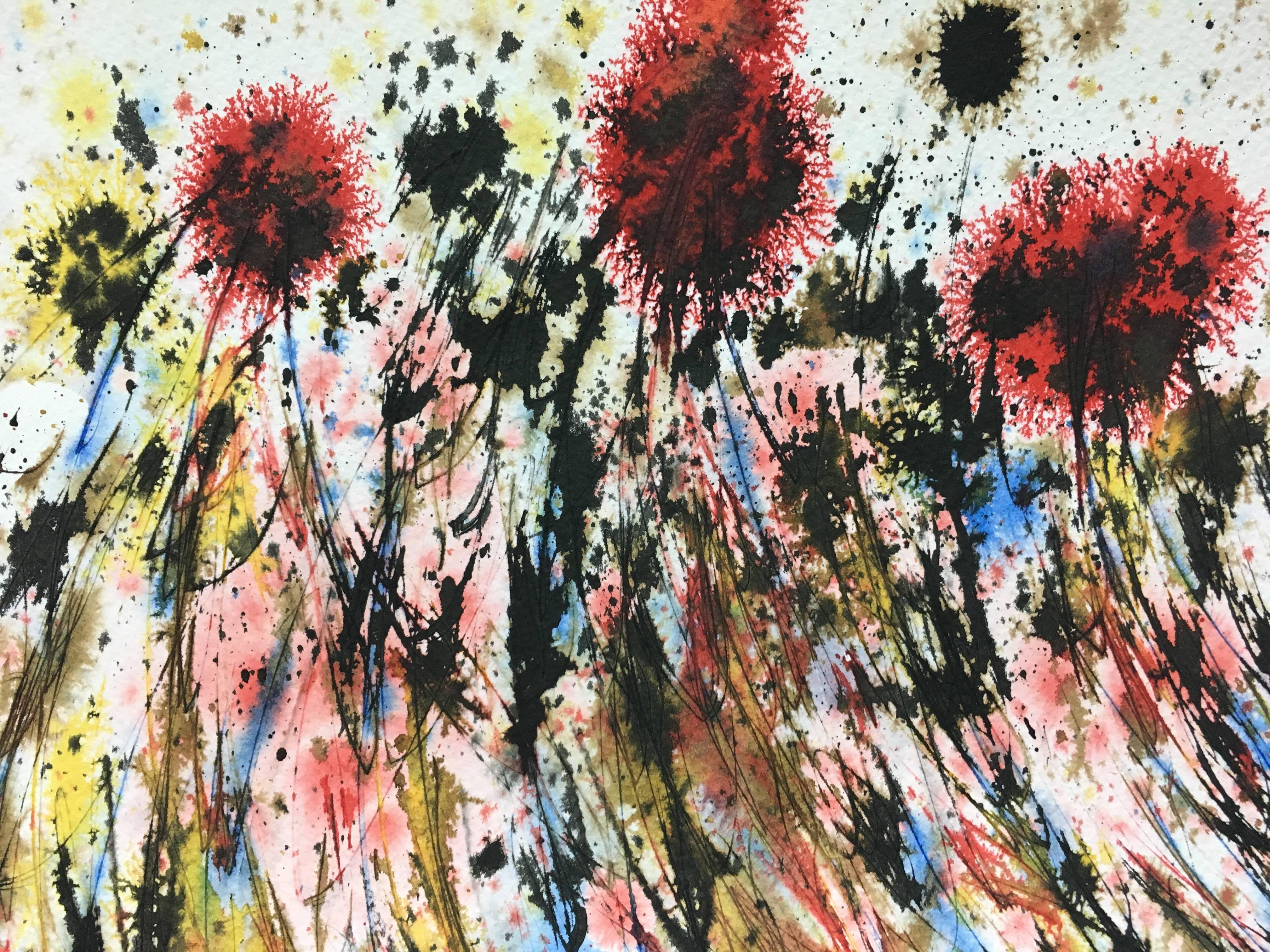 farben- original abstraktes acrylgemälde . gerahmt
Originalpapier des berühmten spanischen Künstlers Josep Tharrats.
Acryl auf Papier. Perfekter Zustand.
Bescheinigung der Originalität

THARRATS VIDAL, Joan Josep (Gerona, 1918 - Barcelona, 2001).
