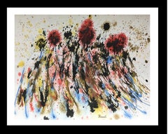 Tharrats  Constellation 18 original abstract acrylic painting