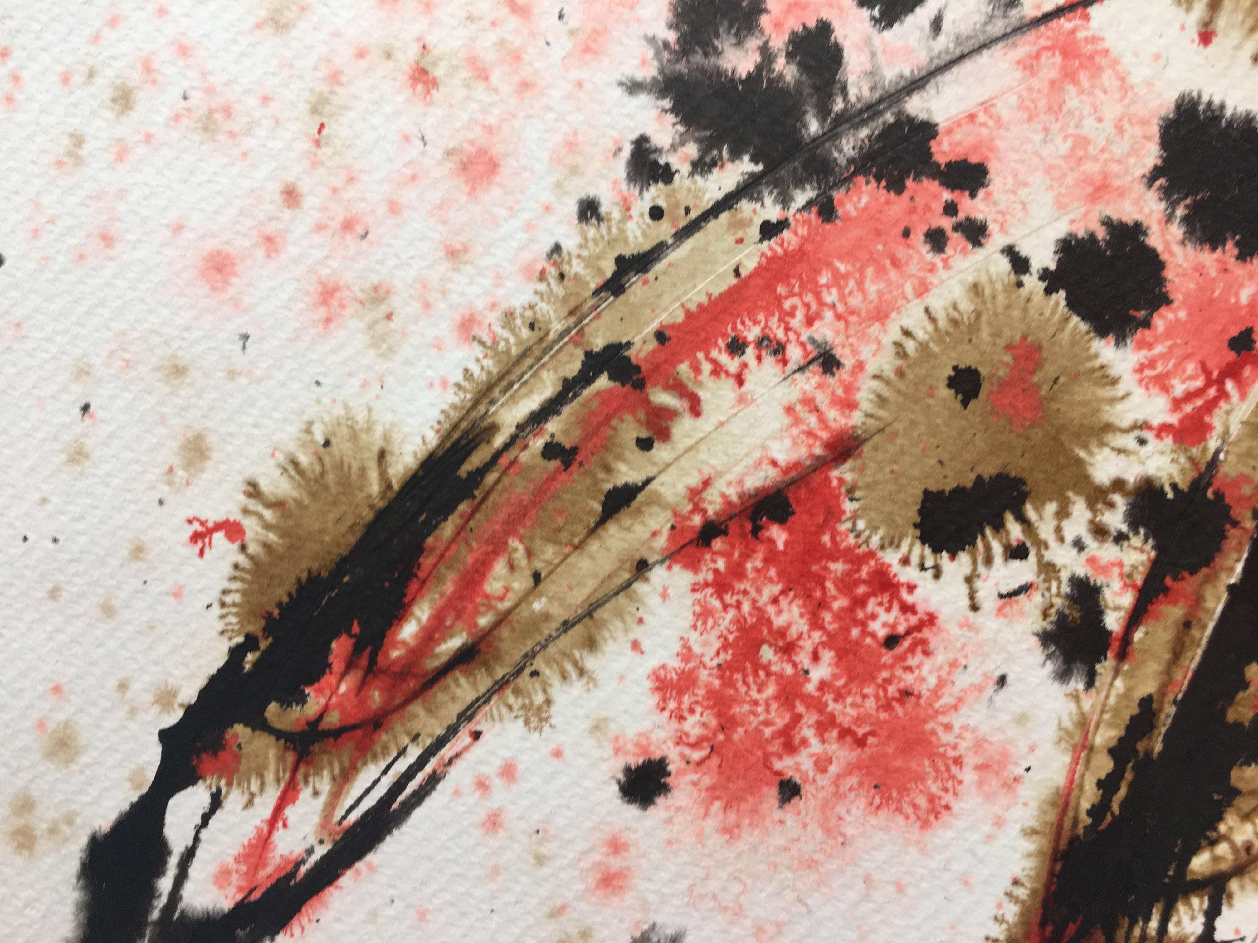 Tharrats   Costellazione. dipinto acrilico astratto originale - Abstract Painting Beige di Josep THARRATS