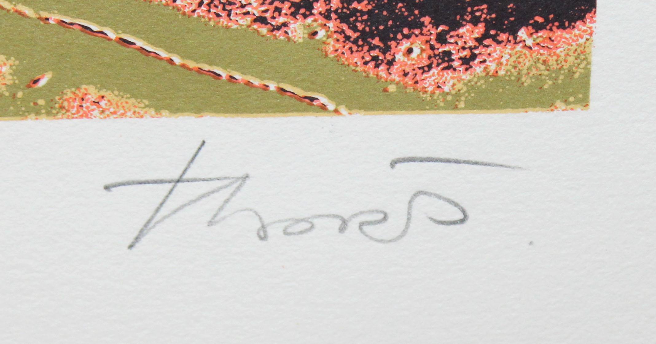 Litografia su carta - Ecos del universo - Tiraje: 13/250 - Print Astratto di Joan Josep Tharrats