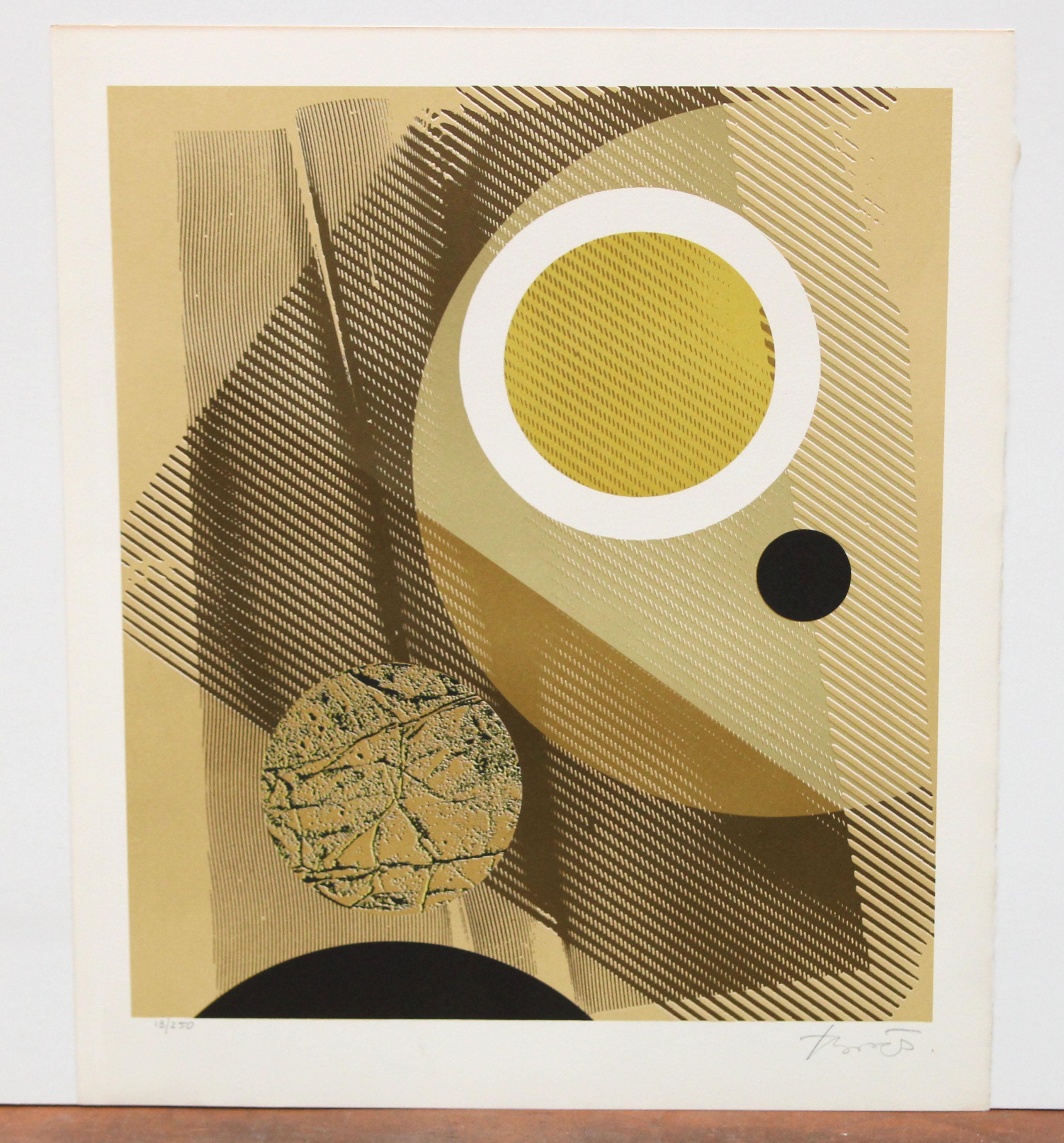 Litografia sobre papel - Territorios en contraste - Tiraje: 13/250 - Print de Joan Josep Tharrats