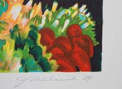 Coral 7, Pop Art Lithograph by Joan Melnick