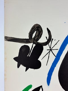 Joan Miró Osaka 1970 HC Lithograph Exhibition Poster, Mourlot 680.