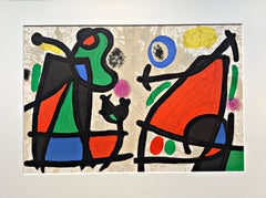 Joan Miro, Colour lithograph, Composition 1970