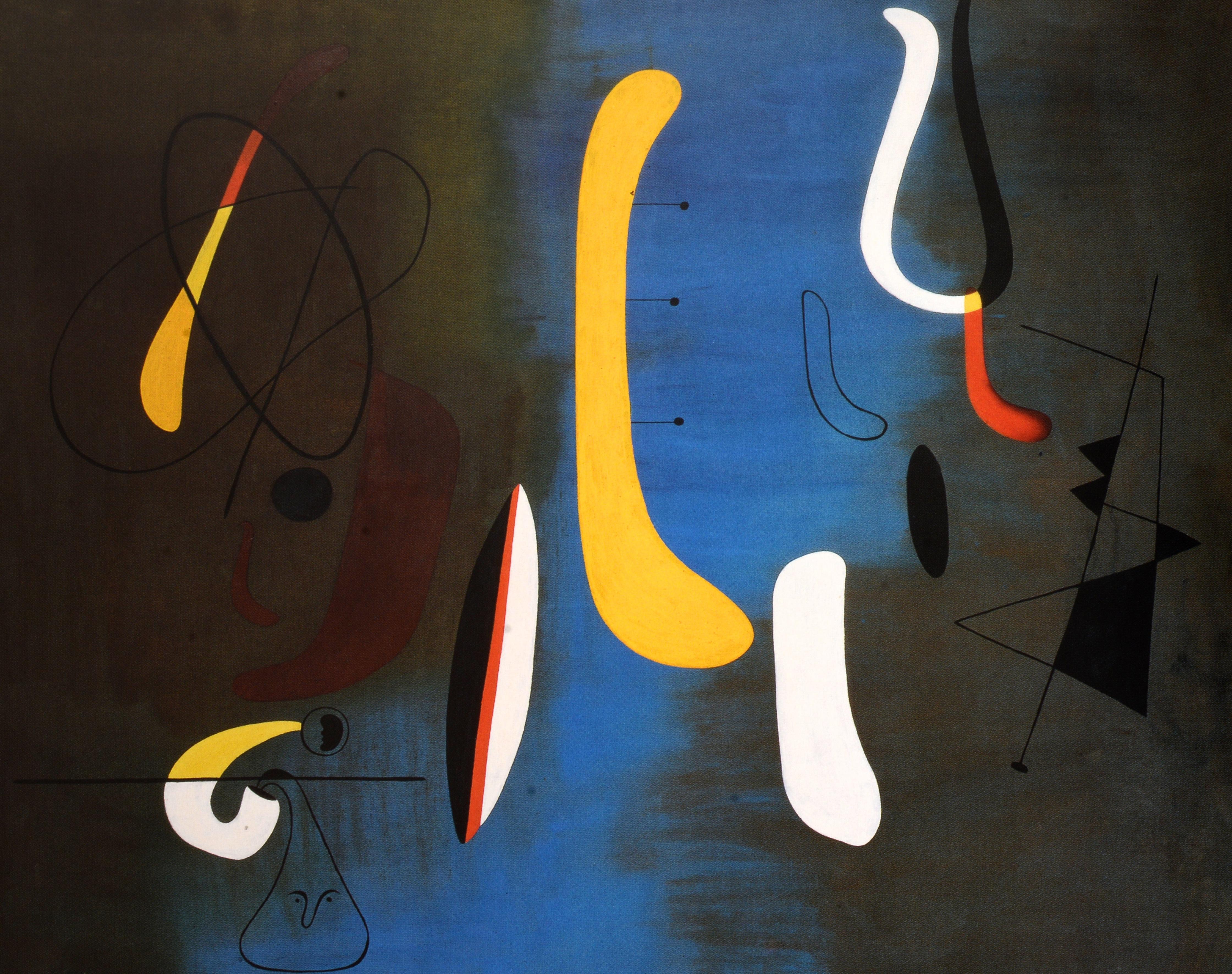 Contemporary Joan Miró I'm Going to Smash Their Guitar by Agnes De La Beaumelle For Sale