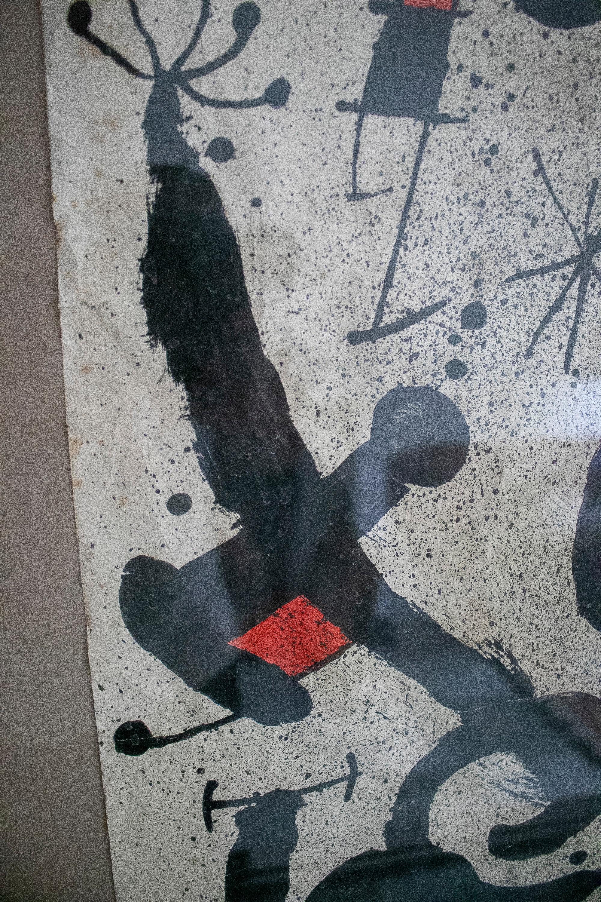 Joan Miró, 1972 Joan Prats Homage in Marbella Framed Exhibition Poster For Sale 7