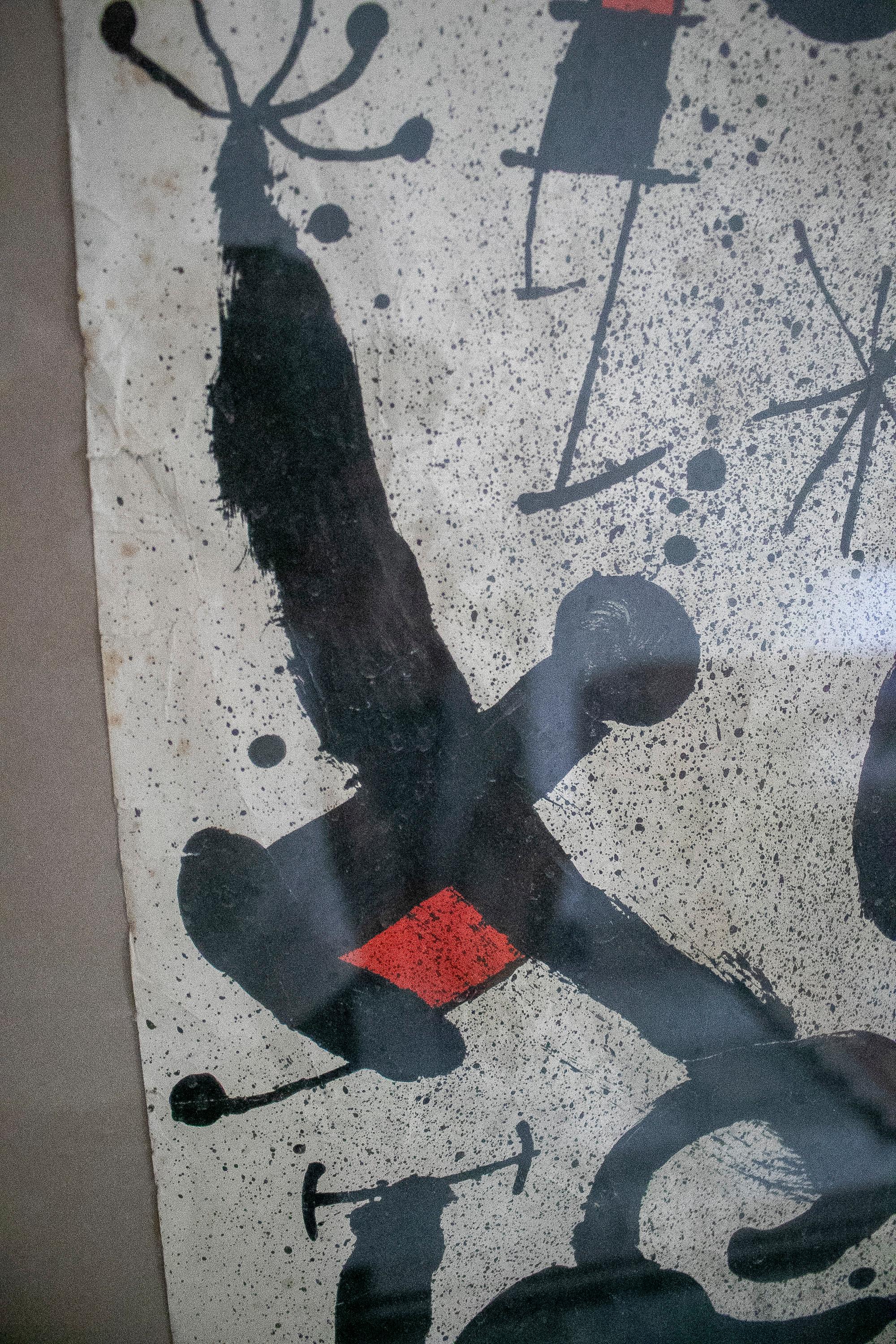 Joan Miró, 1972 Joan Prats Homage in Marbella Framed Exhibition Poster For Sale 5