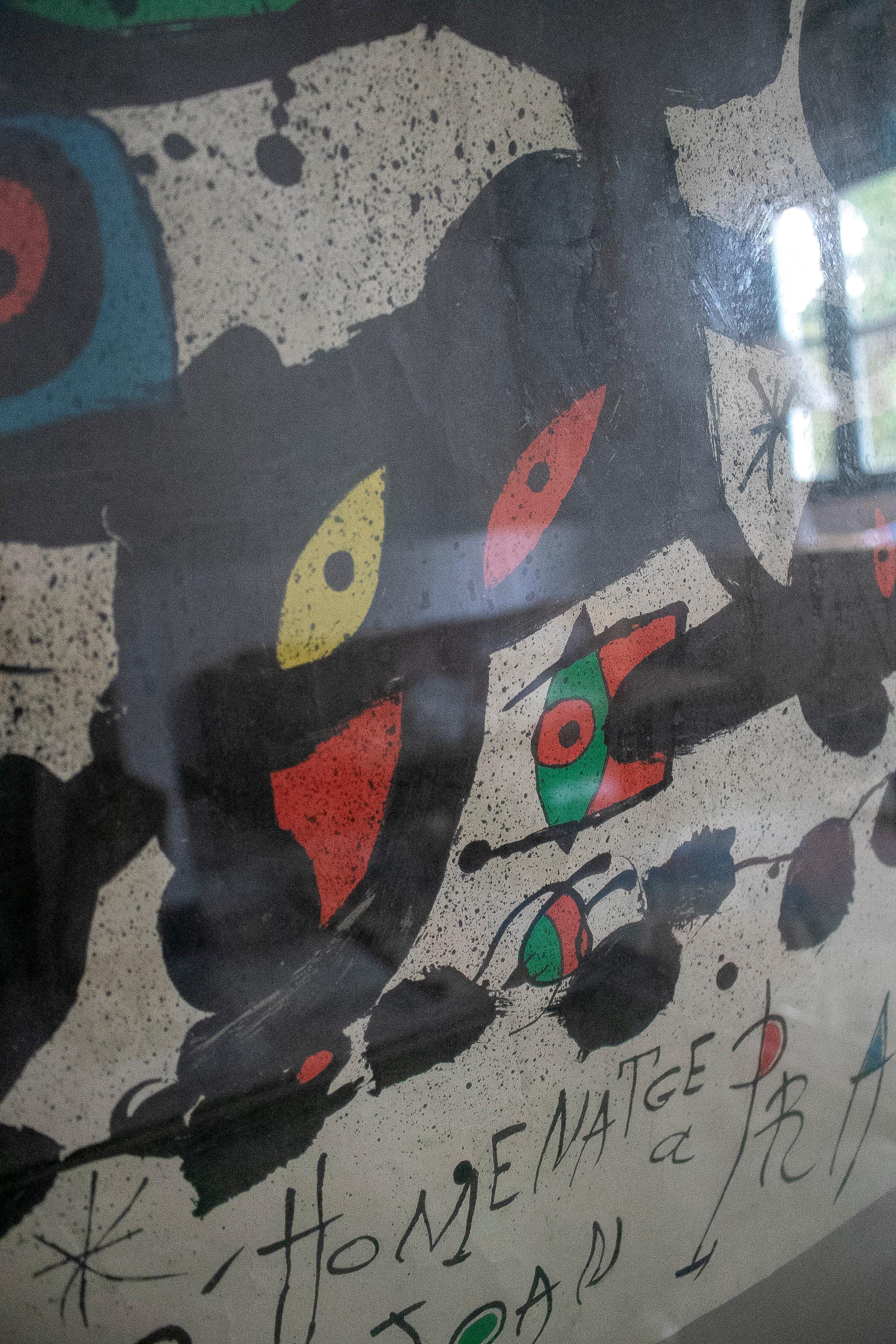 Joan Miró, 1972 Joan Prats Homage in Marbella Framed Exhibition Poster For Sale 9