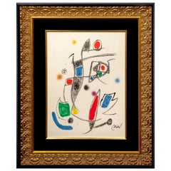 Joan Miró, Abstract Original Lithograph