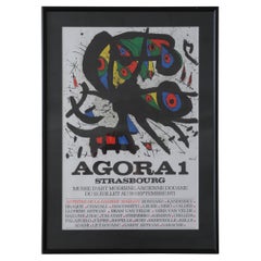Joan Miró, Agora I, Farblithographie, 1971, gerahmt