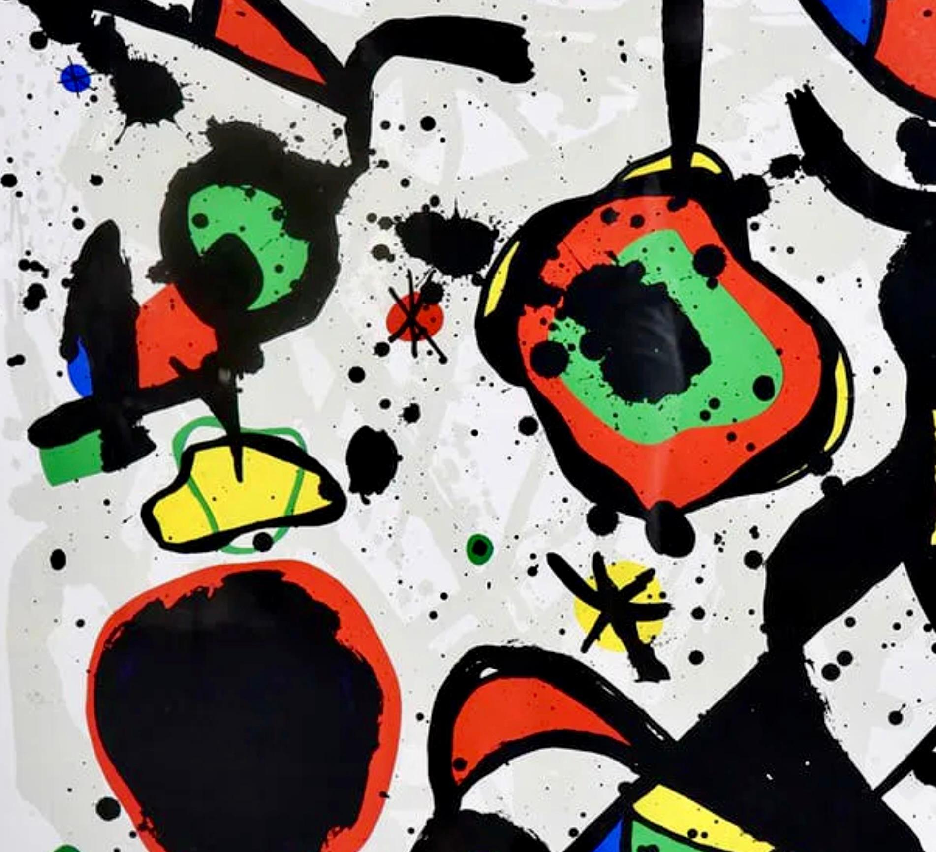 Joan Miro attr-Druck im Zustand „Gut“ im Angebot in Brooklyn, NY