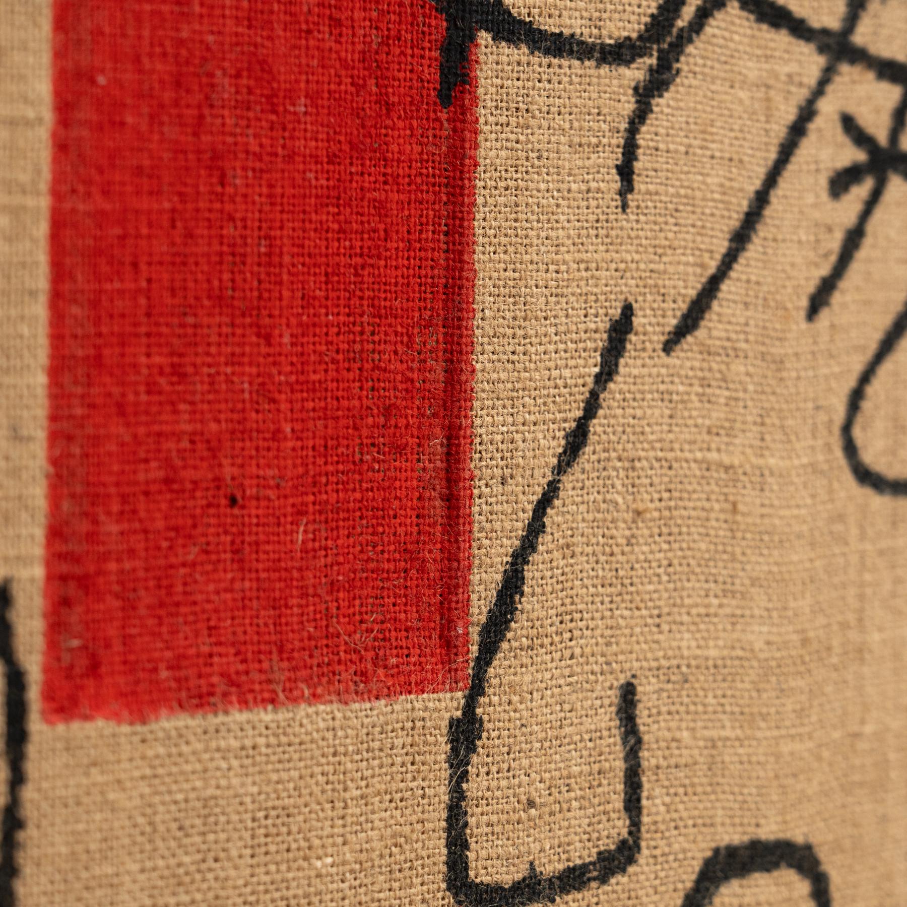 Joan Miró  Barcellona 1973 Litografia in edizione limitata su tela di canapa  Opere d'arte rare 2