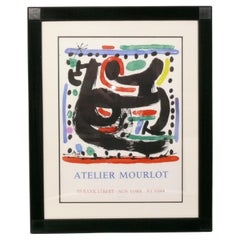 Joan Miró Color Lithograph 37.75" x 30.5" Mid Century Modern Abstract Art Joan Miró Color Lithograph 37.75" x 30.5" Mid Century Modern Abstract Art