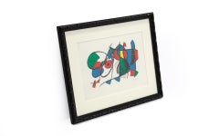 Joan Miro Color Lithograph, Edition of 80, Signed Artists Proof