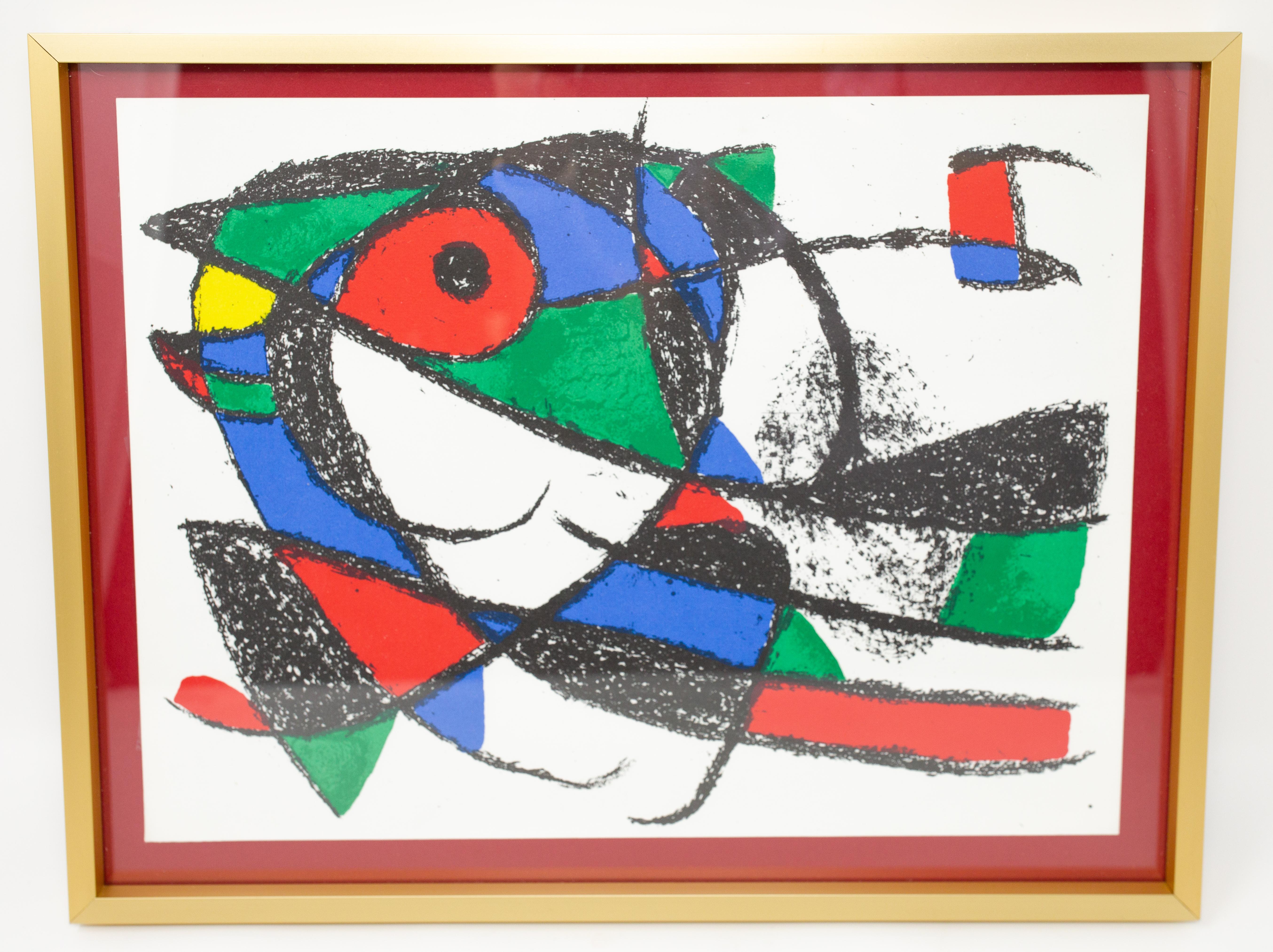 Expressionist Joan Miró Color Lithograph from 