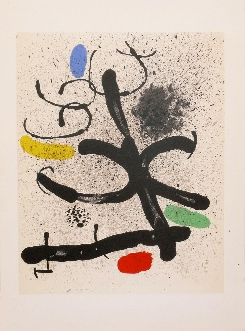 Joan Miró Color Lithographs 16.5 
