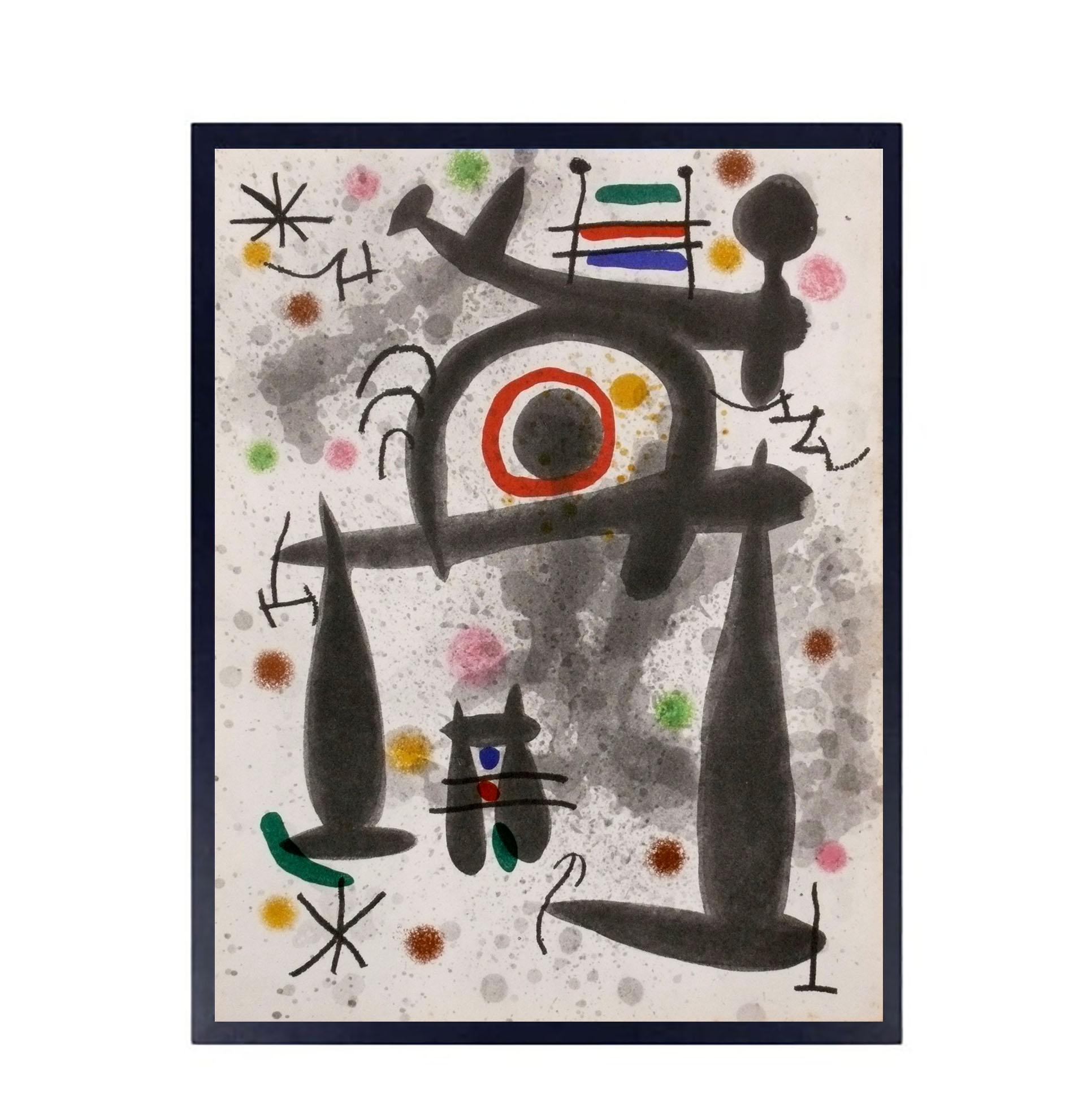 Joan Miró Color Lithographs 16.5 
