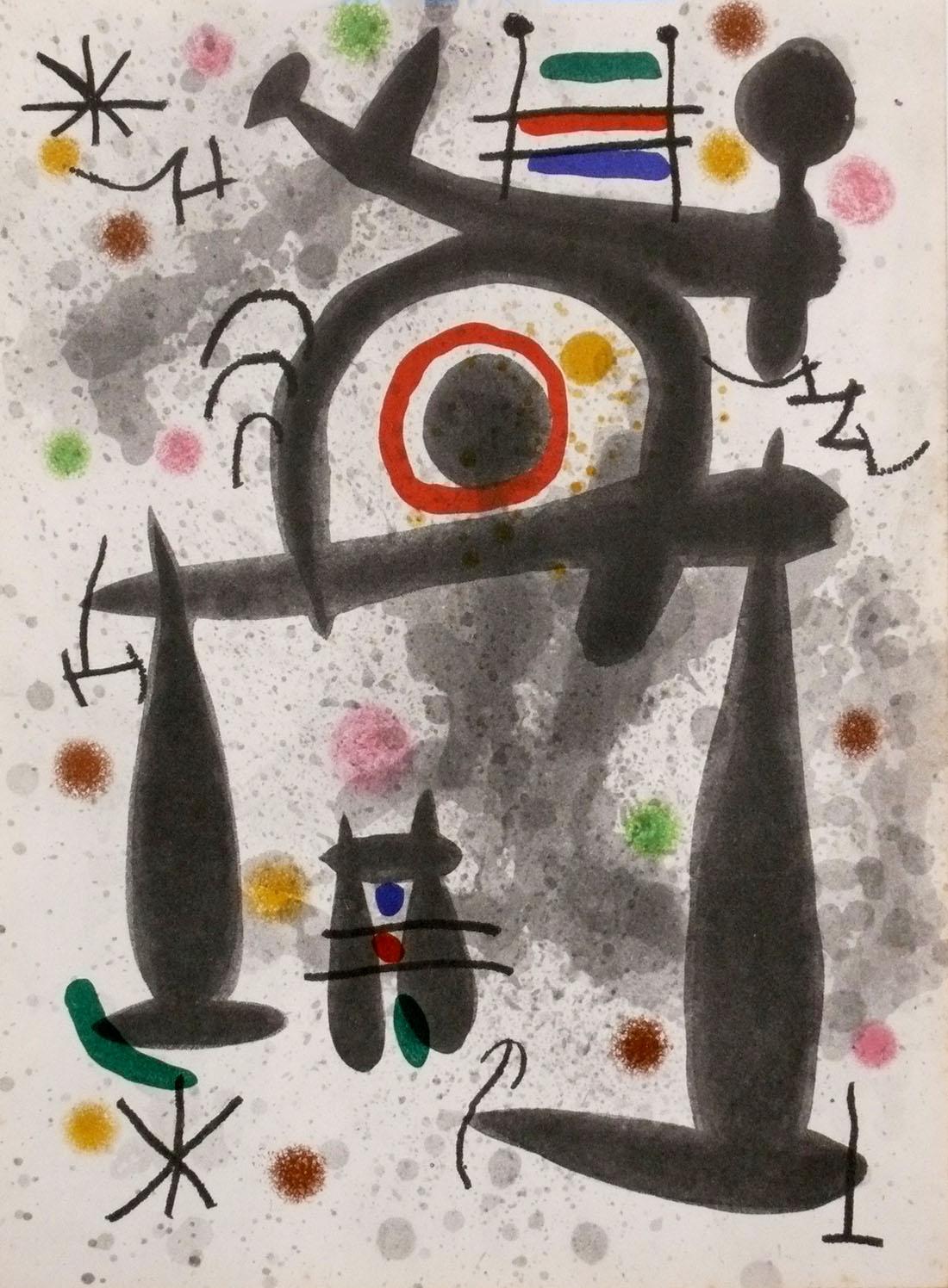 Joan Miró Color Lithographs 16.5 