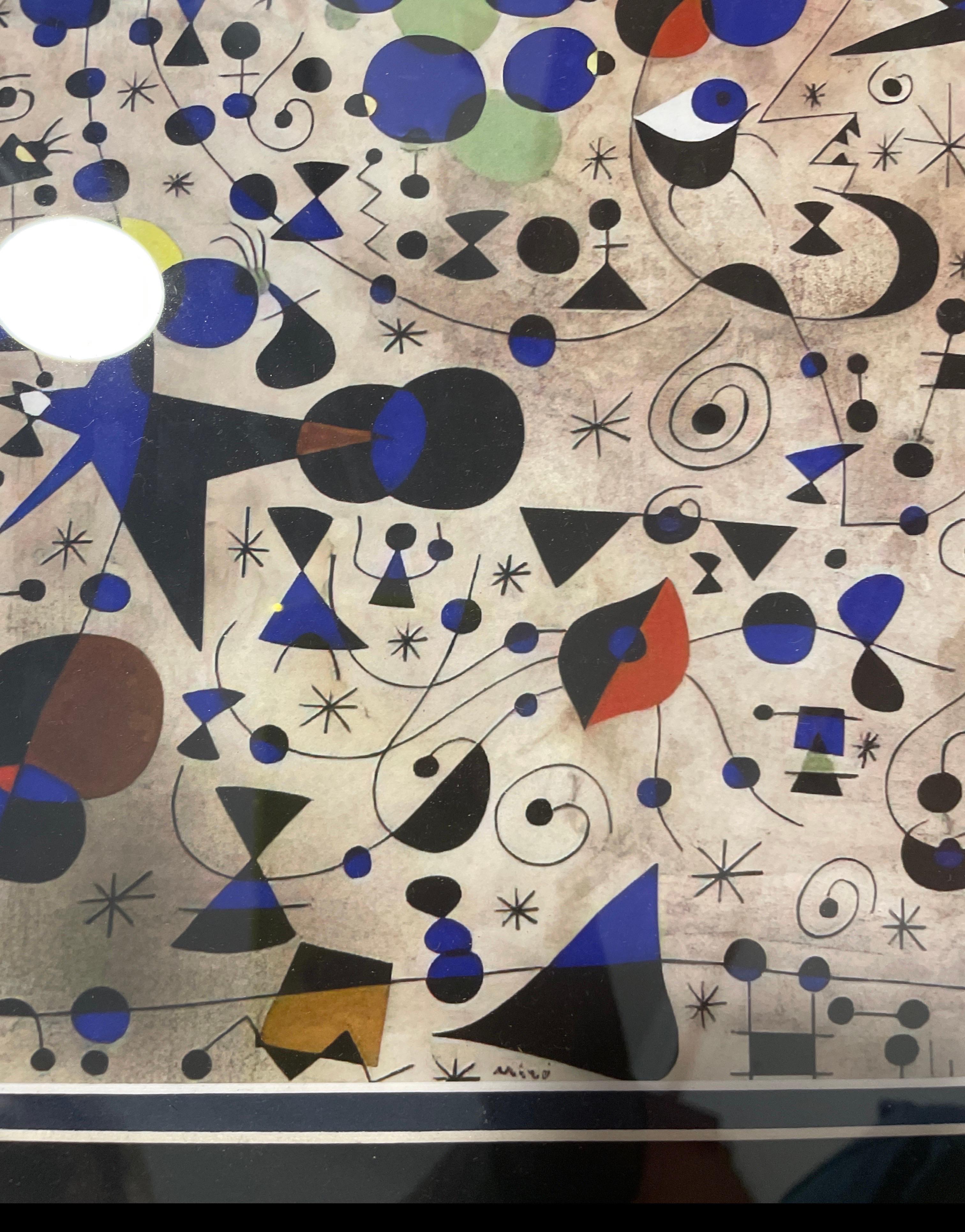 Joan Miro Farbplatten-Lithographie im Zustand „Hervorragend“ im Angebot in Rochester, NY