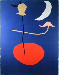 Joan Miro Danseuse Espangnole 1961 Vintage Modern Lithograph Exhibition Poster