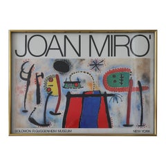 Joan Miró, Poster della mostra Museo A. Solomon, Nowy Jork, incorniciato