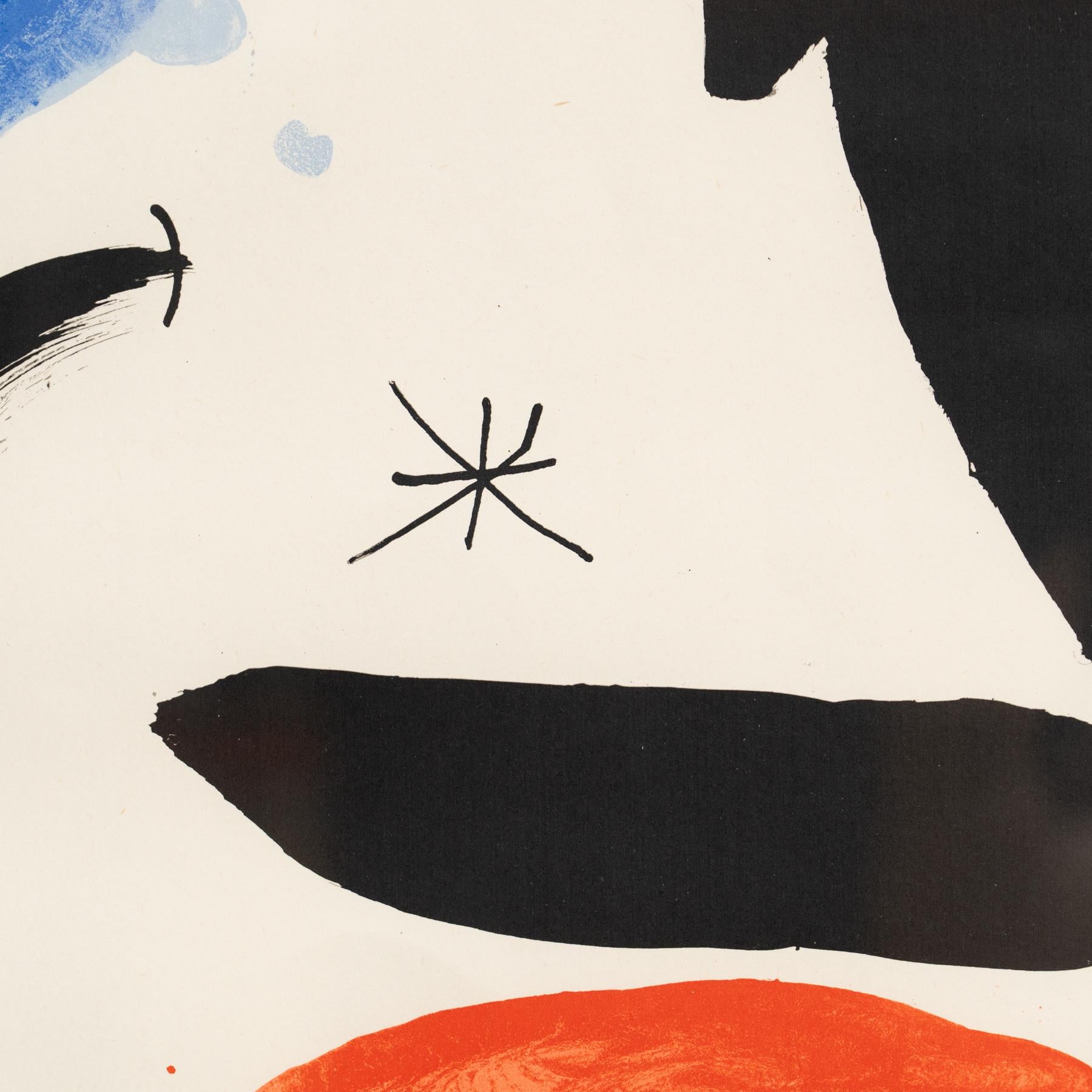 Joan Miró Gerahmte Lithographie, um 1950 im Angebot 4