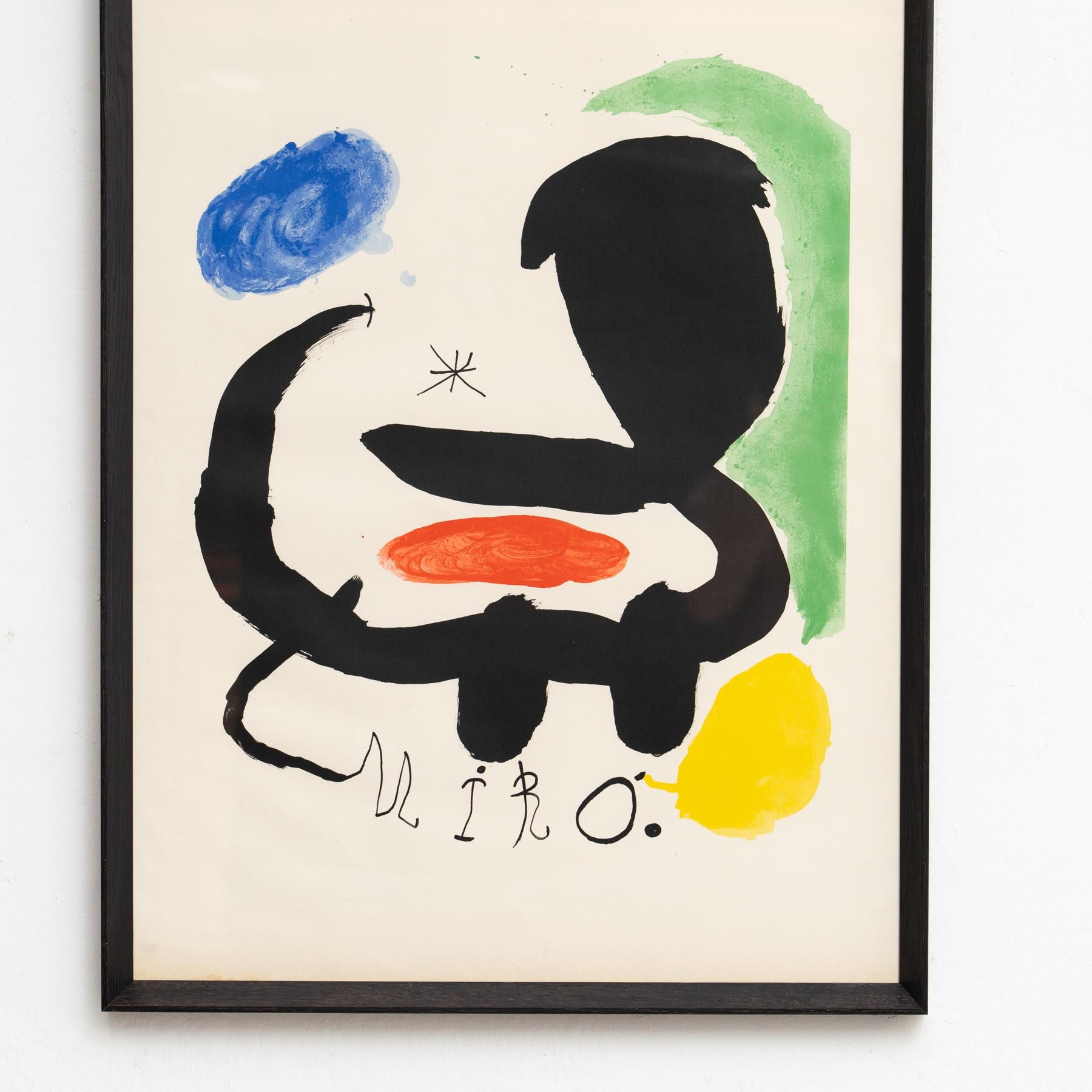 Joan Miró Gerahmte Lithographie, um 1950 (Spanisch) im Angebot