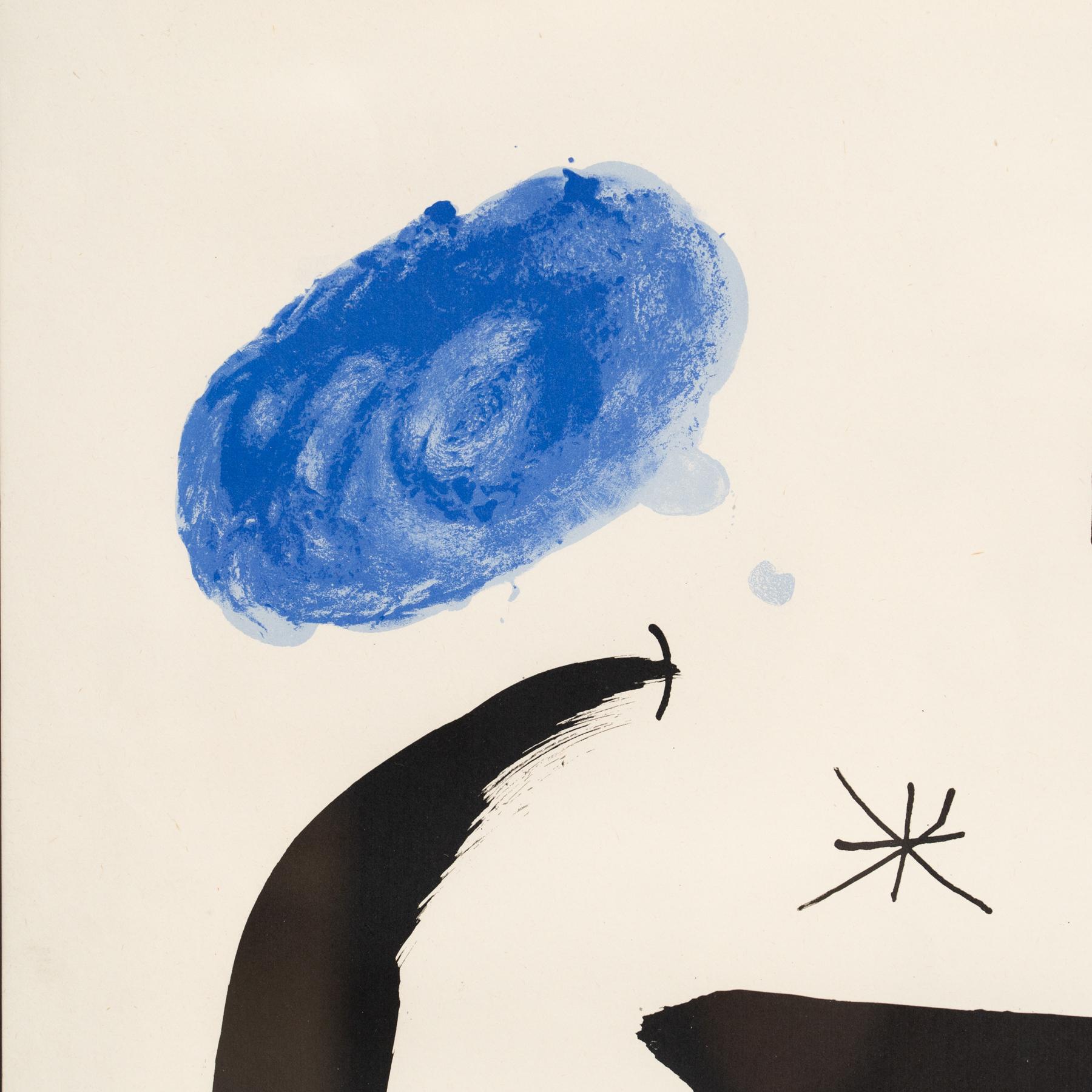 Joan Miró Gerahmte Lithographie, um 1950 (Mitte des 20. Jahrhunderts) im Angebot